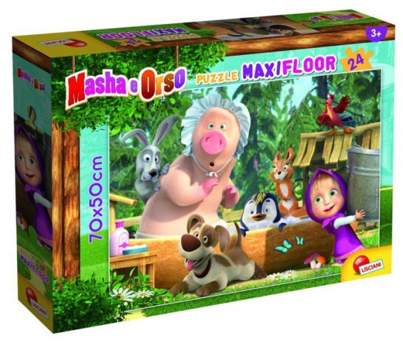 SCATOLA MASHA E ORSO PUZZLE SUPER MAXI 24