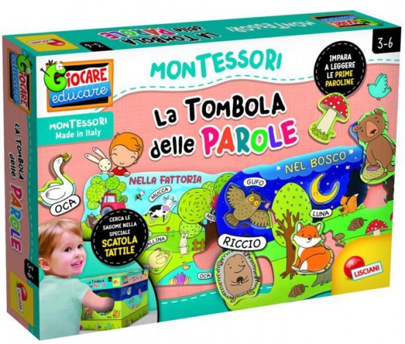 SCATOLA LA TOMBOLA DELLE PAROLE MONTESSORI