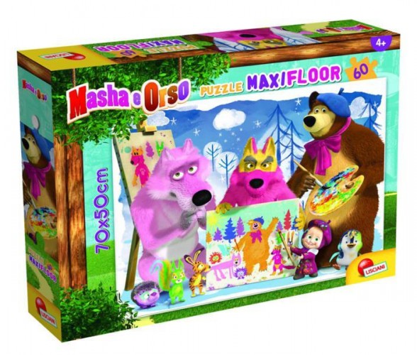 SCATOLA MASHA E ORSO PUZZLE SUPER MAXI 60