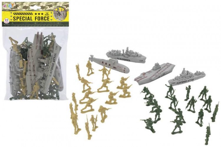 BUSTA SOLDATI CON NAVI SPECIAL FORCE