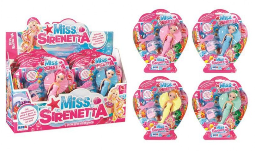 CARTELLA MISS SIRENA CON ACCESSORI