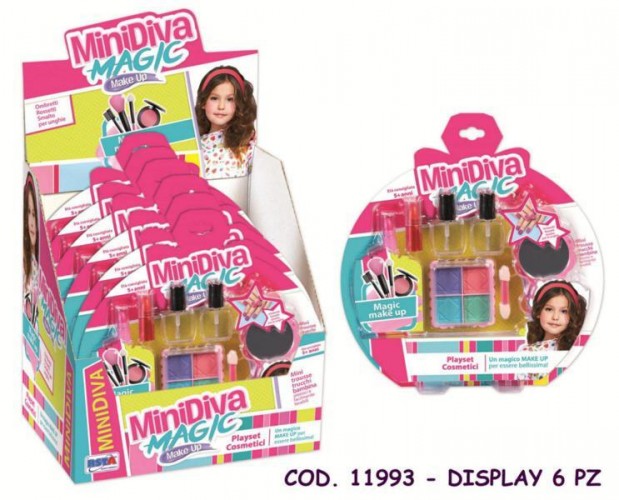CARTELLA TRUCCHI MINI DIVA MAGIC