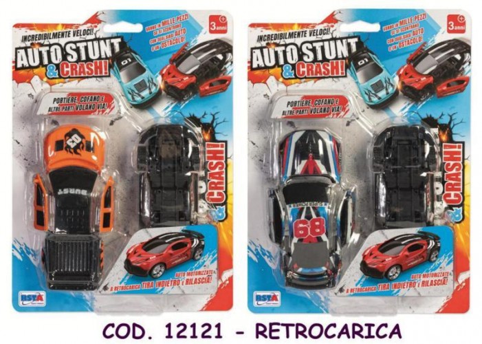 CARTELLA AUTO STUNT CRASH