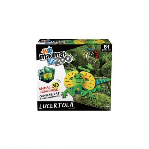 SCATOLA COSTRUZIONI 3 D ANIMALI JUNGLA 4 ASS
