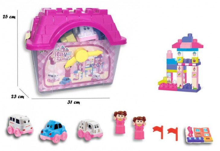 CASETTA COSTRUZIONI CON OROLOGIO