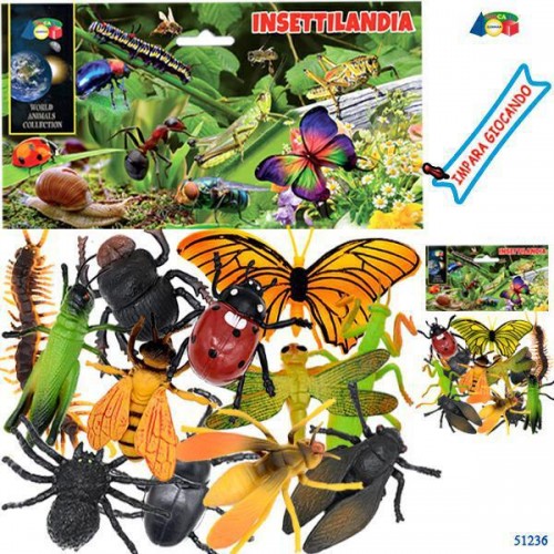 BUSTA INSETTI INSETTILANDIA PZ 12