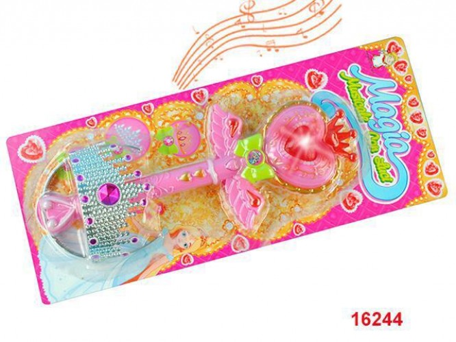 CARTELLA BACCHETTA MAGICA LUMINOSA CM31 C/CORONA