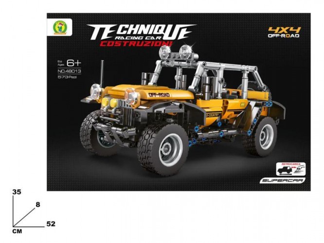 SCATOLA COSTRUZIONI TECHNIQUE JEEP 573 PZ