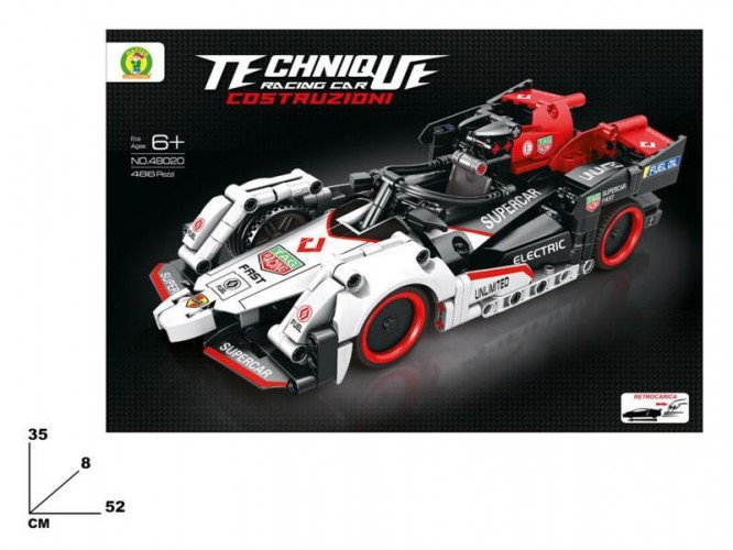 SCATOLA COSTRUZIONI SUPER CAR TECHNIQUE 486 PZ