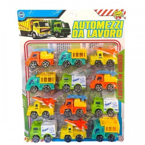 CARTELLA 12 AUTOMEZZI DA LAVORO