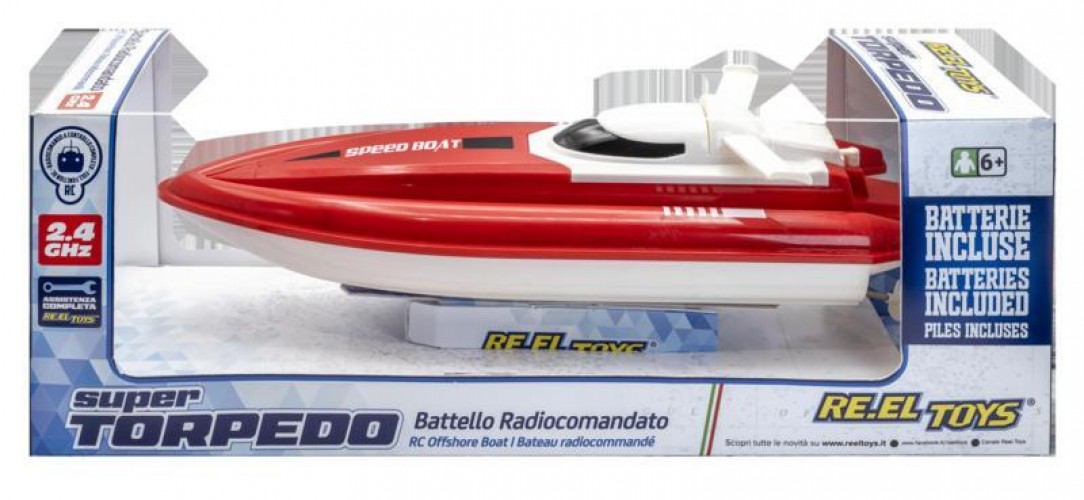 SCATOLA MOTOSCAFO SUPER TORPEDO R/C