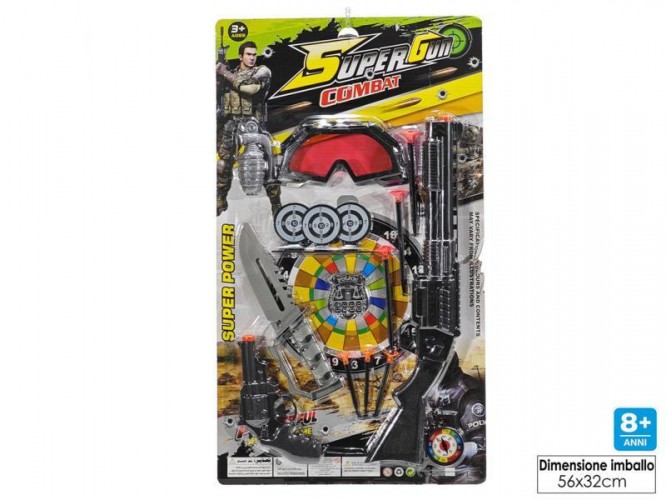 CARTELLA SUPER GUN CON FUCILE