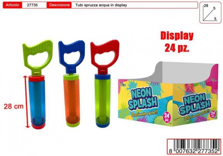 TUBO ACQUA CON MANICO CJM28