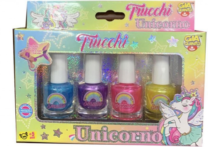 CARTELLA MAKE UP UNICORNO GEL UNGHIE