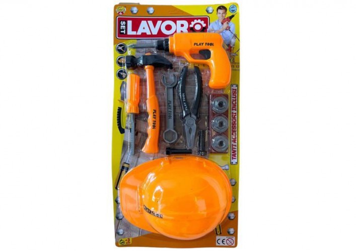 CARTELLA ATTREZZI CON CASCO
