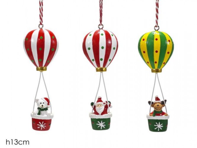 APPENDIBILE MONGOLFIERA BABBO NATALE