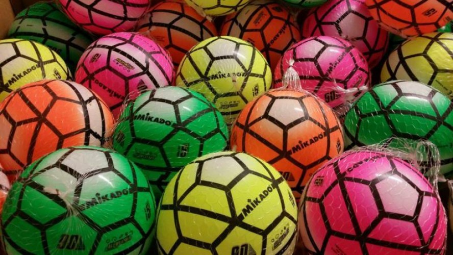 PALLONE PLASTICA VOLLEY MIKADO FLUO