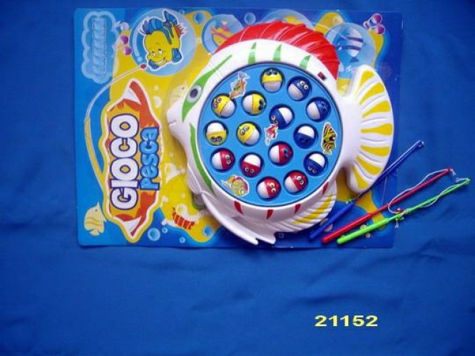 CARTELLA GIOCO PESCA FORMA PESCE