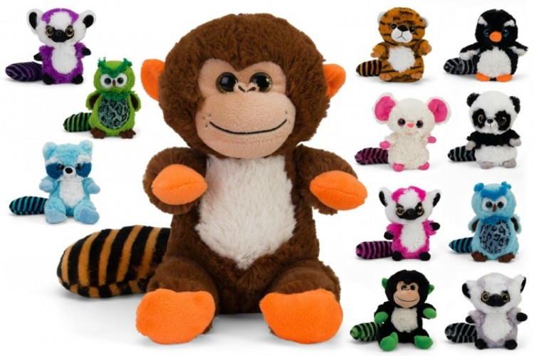 PELUCHE ANIMALI OCCHI GRANDI CM20