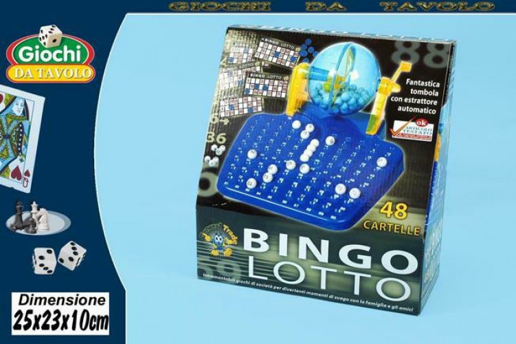 SCATOLA GIOCO BINGO 48 CARTELLE