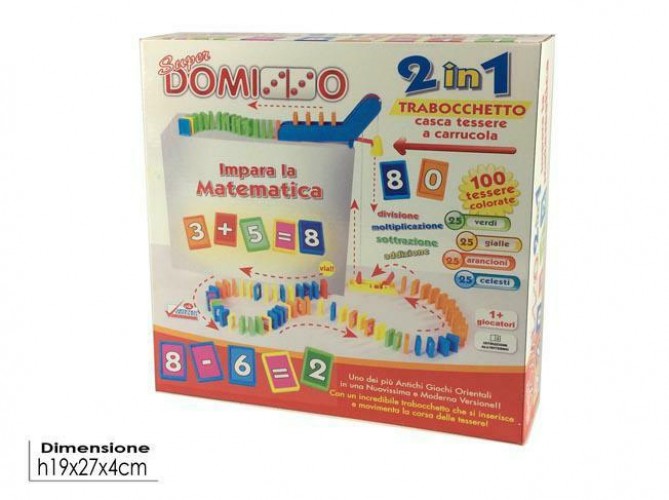 SCATOLA DOMINO 2 IN 1