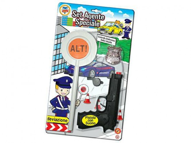 CARTELLA  SET AGENTE SPECIALE C/PALETTA