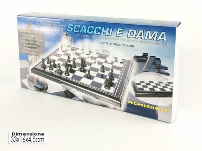 SCATOLA GIOCO DAMA MAGNETICA