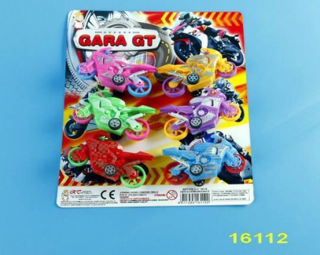 CARTELLA 6 MOTO GARA GT
